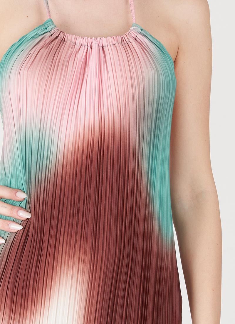 Maggy London Abito Donna Scollo A V Con Dettaglio In Vita Intrecciata, Maniche Corte, Lunghezza Sopra Il Ginocchio