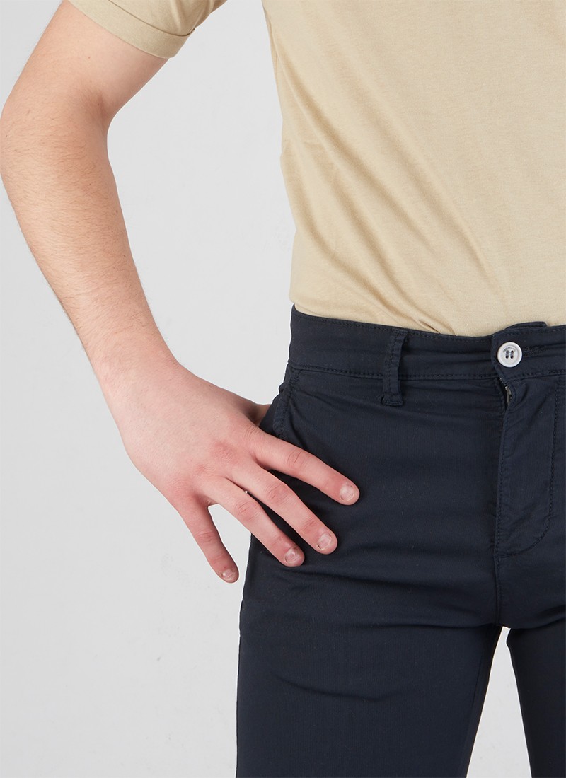 Pantaloni Cargo Uomo Casual Slim Fit, Chino Con Tasche, Vita Elastica, Rosso Vino Taglia S, 97% Cotone 3% Spandex